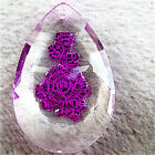 BAA001 47x32x14mm Beautiful crystal faceted teardrop Pendant bead