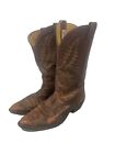 Nocona Cowboy Western Boots Brown Leather Mens 12D