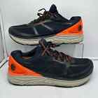 Topo Shoes Mens 9.5 Phantom Blue Orange Running Walking Comfort