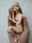 1/8 Mini BJD SD Dolls Little Doll Body No Make Up Bare Doll - Eugene Resin Toy
