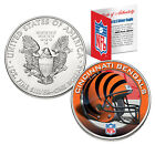 CINCINNATI BENGALS 1 Oz American Silver Eagle $1 US Coin Colorized NFL LICENSED