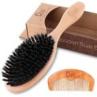 BLACK EGG Boar Bristle Hair Brush for Women Men Kid, Soft Natural