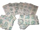 Large Lot Of Vintage Cotton Sheets 6 Std Pillowcases 2 Flat/2 Fitted King +Bonus
