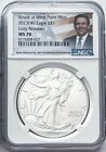 New Listing2023(W) SILVER EAGLE EARLY RELEASES STRUCK AT WEST POINT NGC MS70 RON DESANTIS