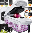 11-in-1  Vegetable Chopper and Mandoline Slice For Fast And Easy Slicing