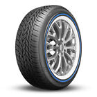 1 Vogue Tyre Custom Built Radial Blue White Sidewall 215/70R15 103H Tires