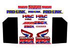 1986 Honda Atc250r original style fender & tank decals,  atc 250r  250r graphics