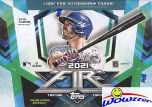 2021 Topps FIRE Baseball EXCLUSIVE Sealed Blaster Box-GOLD MINTED PARALLELS!