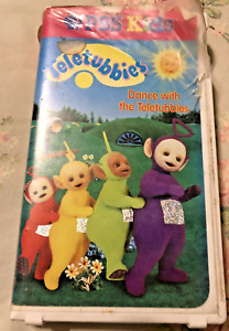 Teletubbies Dance With The Teletubbies VHS Video Tape 1997 PBS Kids