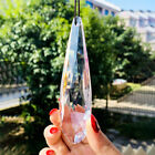 Suncatcher 120MM Fengshui Clear Crystal Prism Glass Hanging Chandelier Pendant