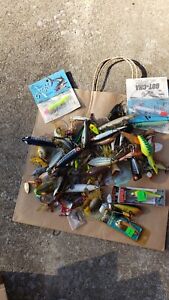 LOT OF  USED FISHING LURES OF ALL TYPES 2+ Pounds