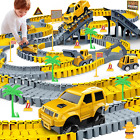 Kids Construction Toys 253 PCS Race Tracks Toy for 3 4 5 6 7 8 Year Old Boys Gir