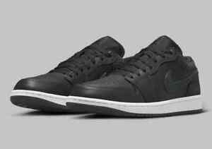Nike Air Jordan 1 Low Black Elephant White FB9907-001 Men's Shoes NEW