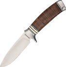Browning Stacked Leather Fixed Blade Knife 322814 8 1/2