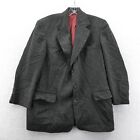 Christian Aujard Suit 40R Mens Gray Houndstooth Blazer Jacket Cashmere Blend Vtg