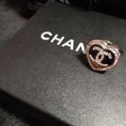 Authentic Chanel Lucite Ring Size 7