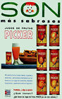 Poster.Picker fruit juice.Great image for Cafeteria or restaurant Decor art.19i