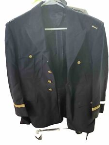 Vintage Thomas Burberry Military Jacket - Blue