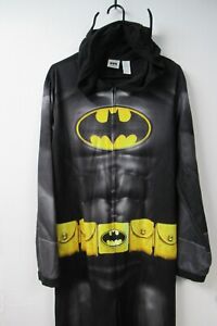 Batman Adult Halloween Costume Cosplay Comics Sleeper Bodysuit Sz Large