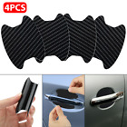 4 x Car Carbon Fiber Door Handle Protector Film Anti-Scratch Sticker Accessories (For: More than one vehicle)