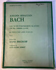 Bach Das Wohltemperierte Klavier - 48 Preludes & Fugues - Vintage 1942 Song Book