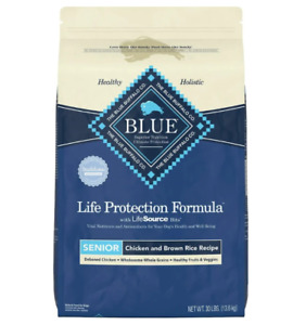30LB Blue Buffalo Life Protection Adult Chicken And Brown Rice Dry Dog Food