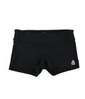 Reebok Womens Chase Bootie Crossfit Athletic Workout Shorts, Black, XX-Small