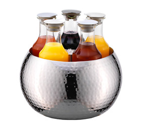 Carafe Double Wall Stainless Steel Beverage Tub Carafe Set