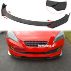 Carbon Fiber Front Bumper Lip Splitter Spoiler For Hyundai Genesis Coupe 2010-16