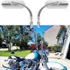 Chrome Motorcycle Rear View Mirrors For Harley Heritage Softail Classic FLSTC (For: 2013 Harley-Davidson Heritage Softail Classic F...)