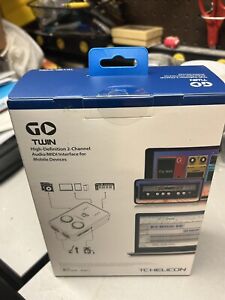 TC Helicon Go Stereo Recording Mobile AUDIO INTERFACE NEW - Iphone Android ios