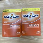 Lot 2 One A Day Women's Multivitamin & Multimineral Tablets 100ct Exp 12/24