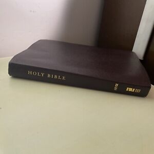 NIV 1984 Thinline Large Print Bible - Burgundy Bonded Leather - OOP 84