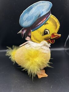 NWT Bethany Lowe Designs Retro Duck Chick Figure 6”