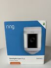 Ring Spotlight Cam Plus, Battery - White