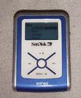 SanDisk Sansa E130 (512MB) Digital Media MP3 Player Blue. Works great, good cond