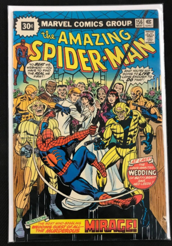 Amazing Spider-Man #156 (1976) KEY ISSUE! First Appearance Of Mirage, Len Wein!