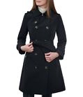 London Fog Trench Coat Women's Size Small Double Breasted Button Front Belt