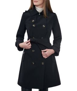 LONDON FOG DOUBLE BREASTED BUTTON FRONT TRENCH WITH BELT Size Small