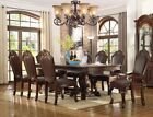 Dining Room 7Pc Traditional Dining Table and Chairs Set Solid Wood Cherry Finish