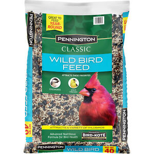Pennington Classic Wild Bird Feed and Seed ,Birds Food-Free Shipping , 40 lb.Bag