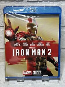 Iron Man 2 Blu-Ray & Digital Code Disney Marvel Brand New