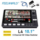 Feelworld L4 5 Channel HD Video Switcher 10.1