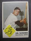 1963 Fleer Baseball Card # 8 Carl Yastrzemski, Very Good / Good Condition