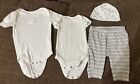 Bundle Lot Of Burts Bees Baby, Carters, Child Of Mine Baby clothes 0-3 Months