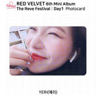RED VELVET The Reve Festival Day 1 Official Photocard Day 1 Version KPOP K-POP