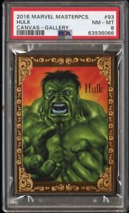 2016 Marvel Masterpieces Hulk Gallery PSA