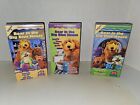 Lot Of 3 Bear In The Big Blue House Vol 1 Friends, 2 Home & Potty Time VHS 1988
