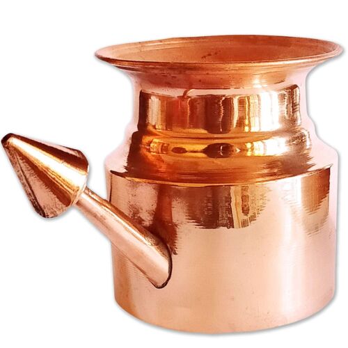 Neti Pot Copper Plain For Yoga and Ayurveda- 250 ml
