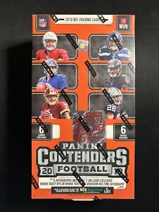 2019 Panini Contenders Football FOTL Hobby Box Sealed Rookie Red Auto Exclusive